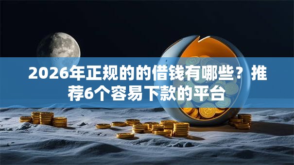 2026年正规的的借钱有哪些?推荐6个容易下款的平台 2026年正规的的借钱有哪些?推荐6个容易下款的平台