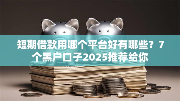 短期借款用哪个平台好有哪些？7个黑户口子2025推荐给你