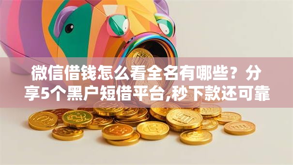 微信借钱怎么看全名有哪些？分享5个黑户短借平台,秒下款还可靠