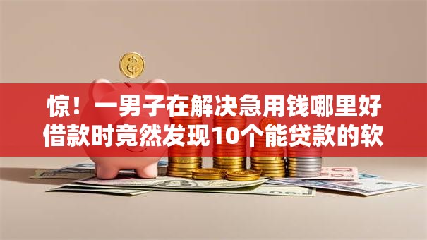惊！一男子在解决急用钱哪里好借款时竟然发现10个能贷款的软件，事后分享了出来