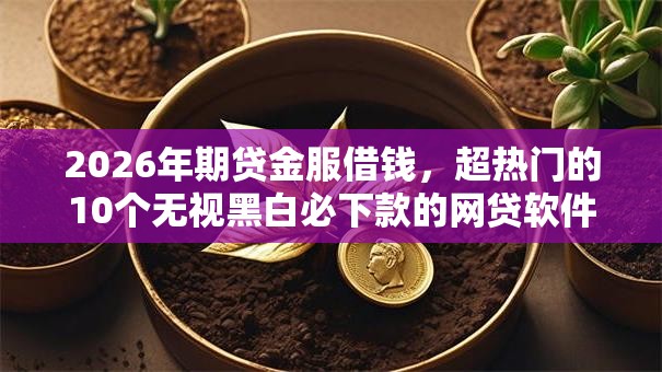 2026年期贷金服借钱，超热门的10个无视黑白必下款的网贷软件推荐