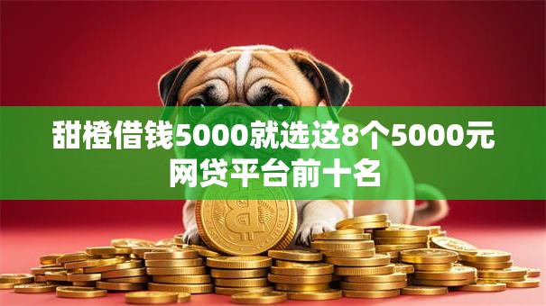 甜橙借钱5000就选这8个5000元网贷平台前十名