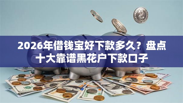 2026年借钱宝好下款多久？盘点十大靠谱黑花户下款口子
