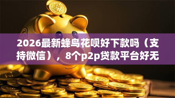 2026最新蜂鸟花呗好下款吗(支持微信),8个p2p贷款平台好无私分享 2026最新蜂鸟花呗好下款吗(支持微信),8个p2p贷款平台好无私分享