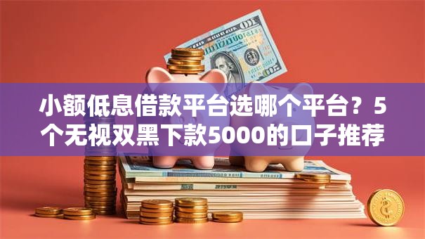 小额低息借款平台选哪个平台？5个无视双黑下款5000的口子推荐