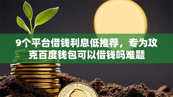9个平台借钱利息低推荐，专为攻克百度钱包可以借钱吗难题
