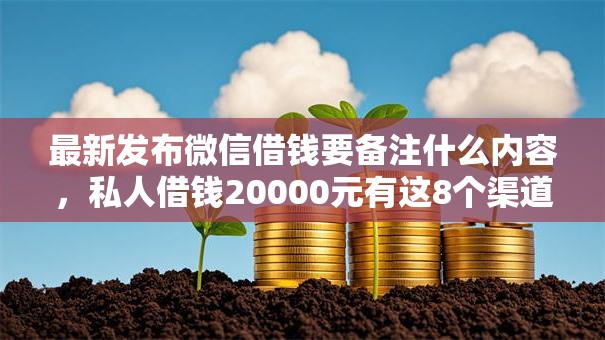 最新发布微信借钱要备注什么内容,私人借钱20000元有这8个渠道 最新发布微信借钱要备注什么内容,私人借钱20000元有这8个渠道