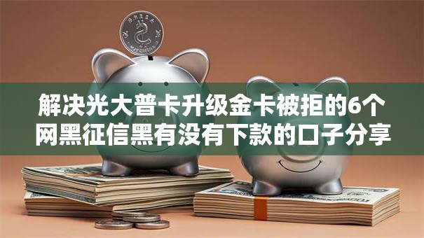 解决光大普卡升级金卡被拒的6个网黑征信黑有没有下款的口子分享