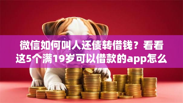 微信如何叫人还债转借钱?看看这5个满19岁可以借款的app怎么样 微信如何叫人还债转借钱?看看这5个满19岁可以借款的app怎么样