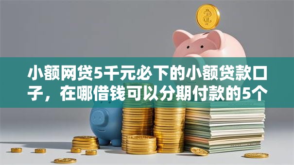 小额网贷5千元必下的小额贷款口子，在哪借钱可以分期付款的5个平台介绍