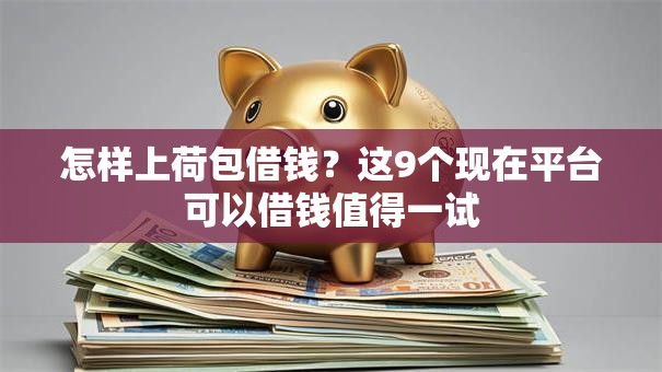 怎样上荷包借钱？这9个现在平台可以借钱值得一试