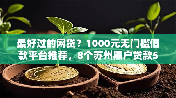 最好过的网贷？1000元无门槛借款平台推荐，8个苏州黑户贷款5万的平台盘点