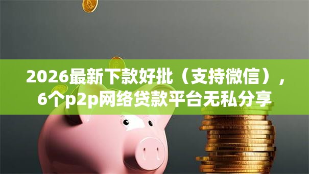 2026最新下款好批(支持微信),6个p2p网络贷款平台无私分享 2026最新下款好批(支持微信),6个p2p网络贷款平台无私分享