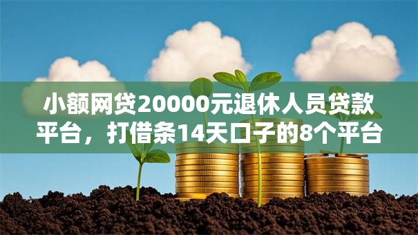 小额网贷20000元退休人员贷款平台,打借条14天口子的8个平台介绍 小额网贷20000元退休人员贷款平台,打借条14天口子的8个平台介绍