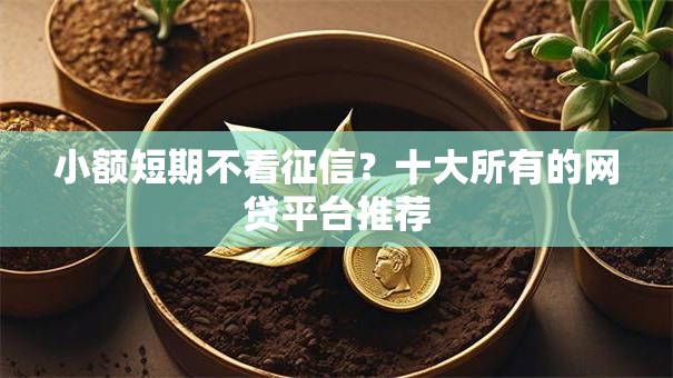 小额短期不看征信?十大所有的网贷平台推荐 小额短期不看征信?十大所有的网贷平台推荐