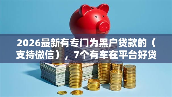 2026最新有专门为黑户贷款的（支持微信），7个有车在平台好贷款无私分享