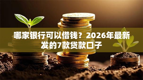 哪家银行可以借钱？2026年最新发的7款贷款口子