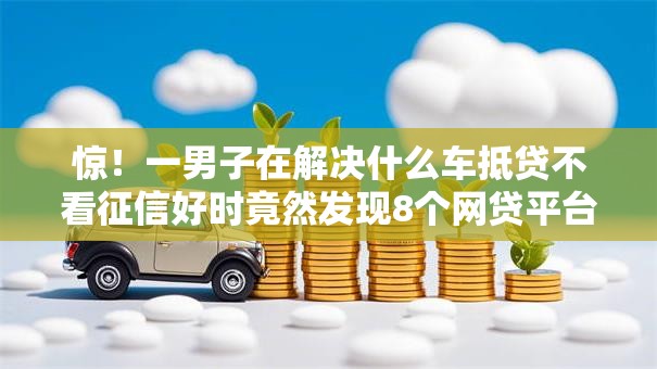 惊!一男子在解决什么车抵贷不看征信好时竟然发现8个网贷平台举报,事后分享了出来 惊!一男子在解决什么车抵贷不看征信好时竟然发现8个网贷平台举报,事后分享了出来