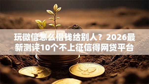 玩微信怎么借钱给别人？2026最新测评10个不上征信得网贷平台下载