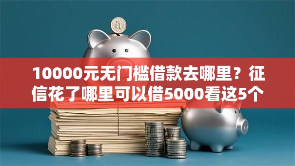 10000元无门槛借款去哪里？征信花了哪里可以借5000看这5个平台