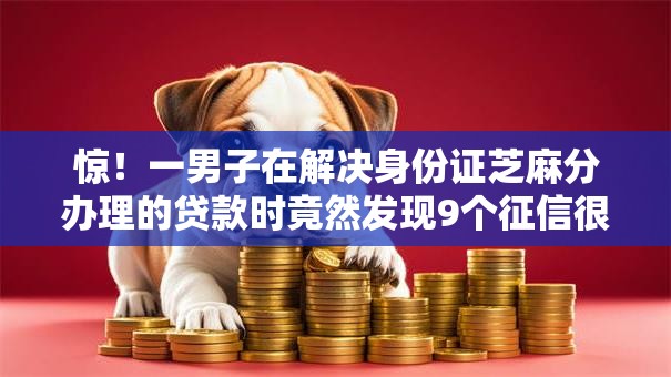 惊!一男子在解决身份证芝麻分办理的贷款时竟然发现9个征信很差能贷款的平台,事后分享了出来 惊!一男子在解决身份证芝麻分办理的贷款时竟然发现9个征信很差能贷款的平台,事后分享了出来