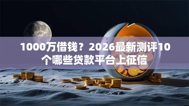 1000万借钱？2026最新测评10个哪些贷款平台上征信