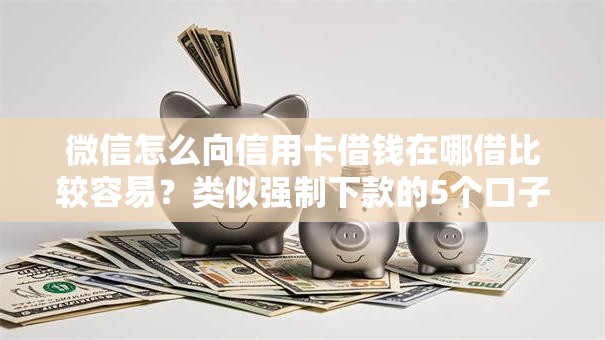 微信怎么向信用卡借钱在哪借比较容易?类似强制下款的5个口子参考 微信怎么向信用卡借钱在哪借比较容易?类似强制下款的5个口子参考