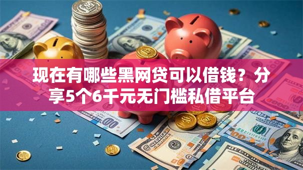 现在有哪些黑网贷可以借钱？分享5个6千元无门槛私借平台