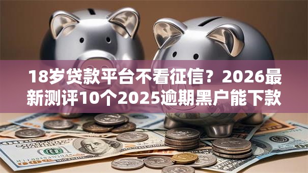18岁贷款平台不看征信？2026最新测评10个2025逾期黑户能下款的口子