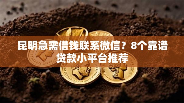 昆明急需借钱联系微信？8个靠谱贷款小平台推荐