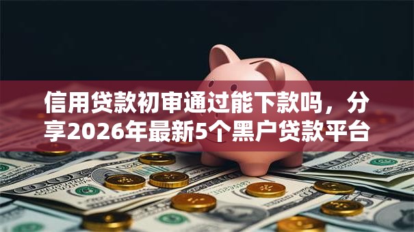 信用贷款初审通过能下款吗，分享2026年最新5个黑户贷款平台