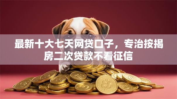 最新十大七天网贷口子,专治按揭房二次贷款不看征信 最新十大七天网贷口子,专治按揭房二次贷款不看征信