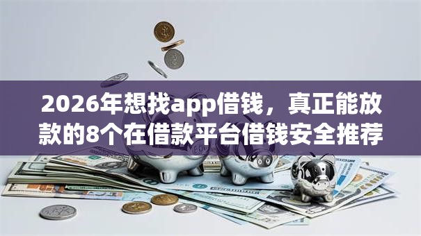 2026年想找app借钱，真正能放款的8个在借款平台借钱安全推荐
