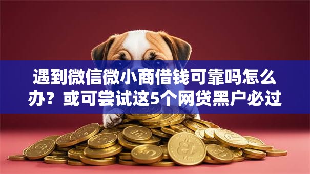 遇到微信微小商借钱可靠吗怎么办？或可尝试这5个网贷黑户必过口子