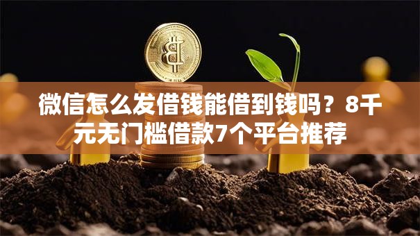 微信怎么发借钱能借到钱吗？8千元无门槛借款7个平台推荐