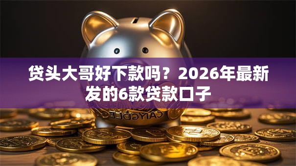 贷头大哥好下款吗？2026年最新发的6款贷款口子