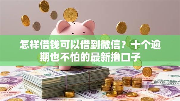 怎样借钱可以借到微信？十个逾期也不怕的最新撸口子