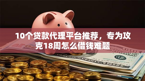 10个贷款代理平台推荐，专为攻克18周怎么借钱难题