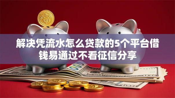 解决凭流水怎么贷款的5个平台借钱易通过不看征信分享