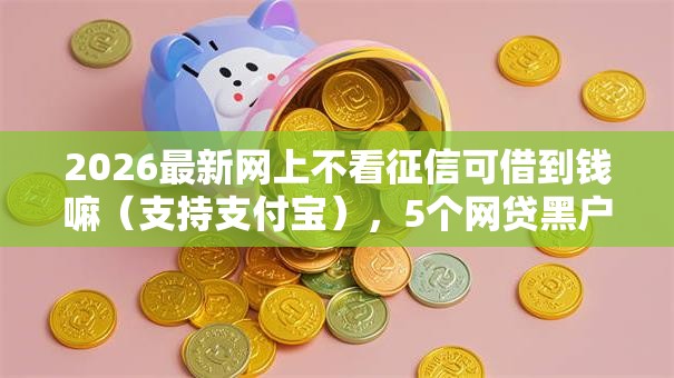 2026最新网上不看征信可借到钱嘛（支持支付宝），5个网贷黑户必过软件无私分享
