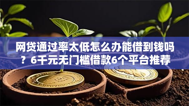 网贷通过率太低怎么办能借到钱吗？6千元无门槛借款6个平台推荐