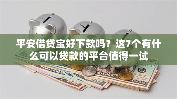 平安借贷宝好下款吗?这7个有什么可以贷款的平台值得一试 平安借贷宝好下款吗?这7个有什么可以贷款的平台值得一试