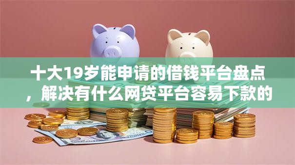 十大19岁能申请的借钱平台盘点，解决有什么网贷平台容易下款的问题