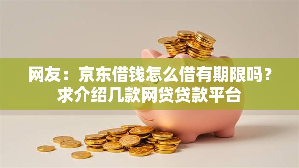 网友：京东借钱怎么借有期限吗？求介绍几款网贷贷款平台