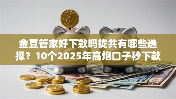 金豆管家好下款吗拢共有哪些选择？10个2025年高炮口子秒下款详解
