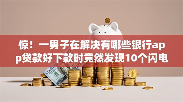 惊！一男子在解决有哪些银行app贷款好下款时竟然发现10个闪电审批的口子，事后分享了出来