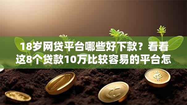 18岁网贷平台哪些好下款？看看这8个贷款10万比较容易的平台怎么样