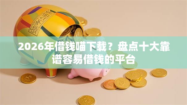 2026年借钱喵下载？盘点十大靠谱容易借钱的平台