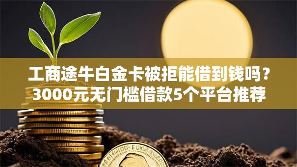 工商途牛白金卡被拒能借到钱吗？3000元无门槛借款5个平台推荐