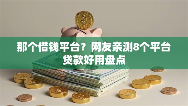 那个借钱平台？网友亲测8个平台贷款好用盘点